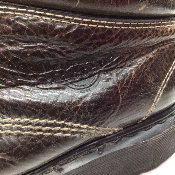 Dr. Martens Boots Y2K Brown Hiking Made in England Leather - Picture 4 of 14